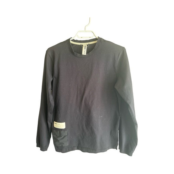 FWD Tee Shirt Mens Medium Black Casual Long Sleeve Crew Neck Pullover Outdoor - Picture 1 of 6